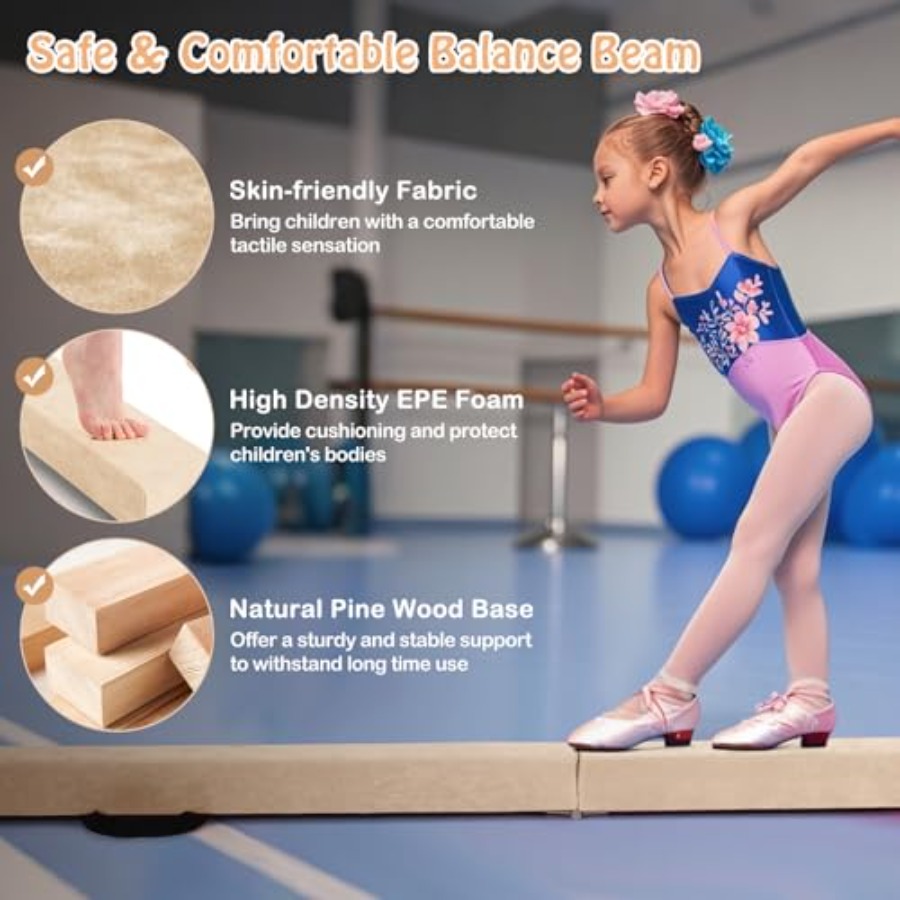 Home gymnastics training beam: - Gymnastics Beam Floor review and price